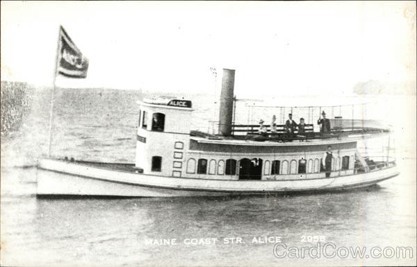 Maine Coast Str. Alice Steamers