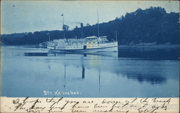 Str. Kennebec Steamers