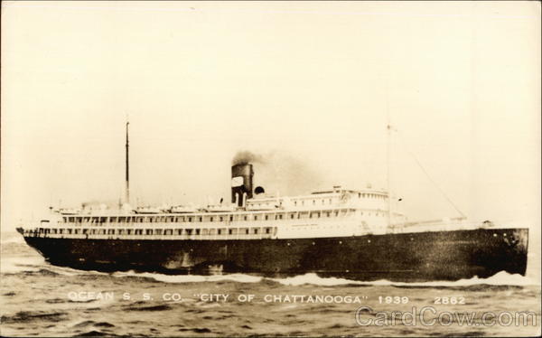 Ocean S. S. Co. City of Chattanooga 1939 Steamers