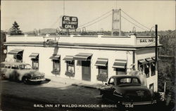 Sail Inn at Waldo-Hancock Bridge Postcard