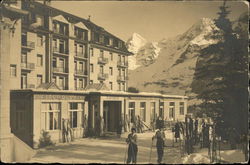 Palace-Hotel des Alpes Postcard