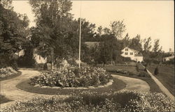 Large Circular Garden New Ipswich, NH Postcard Postcard Postcard