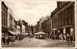 High Street Ayr, Scotland Postcard Postcard Postcard