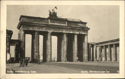 Brandenburg Gate Berlin, Germany Postcard Postcard Postcard