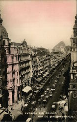 Avenida Rio Branco Rio de Janeiro, Brazil Postcard Postcard Postcard