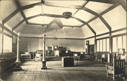 Masonic Lodge Room Postcard