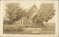 Baptist Church Postcard