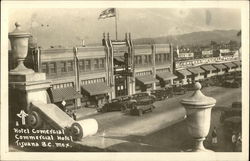 Bird's Eye View of Commercial Hotel Postcard