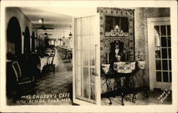 Mrs. Crosby's Cafe Villa Acuna, Mexico Postcard Postcard Postcard