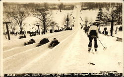 The Park Slide & Ski Run, Mt. Royal Postcard