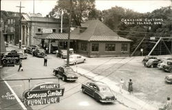 Canadian Customs - Street View Postcard