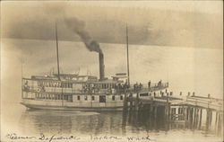 Steamer Defiance Postcard