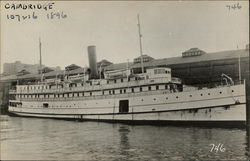 Steamer "Cambridge" Postcard