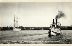 Steamer "Silver Star' and Launching of Pendleton Sisters Steamer "Silver Star' and Launching of Pendleton Sisters