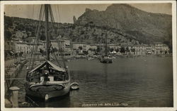 Boats at the Waterfront Postcard
