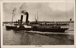 S.S. Queen Steamers Postcard Postcard Postcard