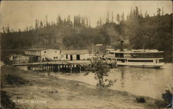 Steamer at Bellevue Washington Postcard Postcard Postcard