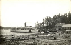 Str. "Southport", Moose Island Postcard