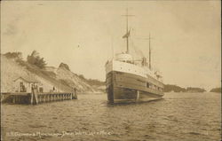 S.S. Georgia and Mickillinda Dock Postcard