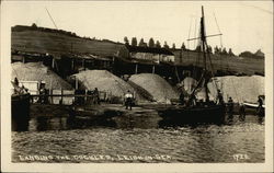 Landing the Cockles Postcard