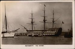 The "Victory" Portsmouth, England Hampshire Postcard Postcard Postcard