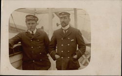 Two Boat Captains Postcard