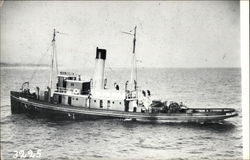 Tugboat "Sea River" Postcard