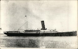 Steamer "San Jacinto" Postcard