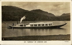 S.Y. "Gondola on Coniston Lake Postcard