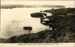 Bigwin Inn from the Observation Tower Postcard