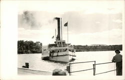 Steamer on Lake Winnepesaukee Postcard