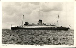 S.S. Lady of Mann Postcard