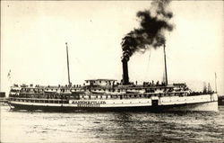 Steamer "Ransom B. Fuller," Boston & Bangor SS Co. Postcard