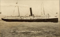Steamer "North Star", Eastern SS Co. Postcard