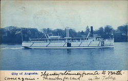 "City of Augusta" Postcard