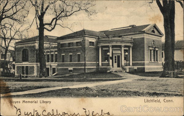 Noyes Memorial Library Litchfield Connecticut