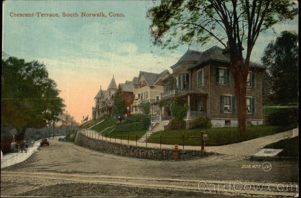 View of Crescent Terrace South Norwalk Connecticut