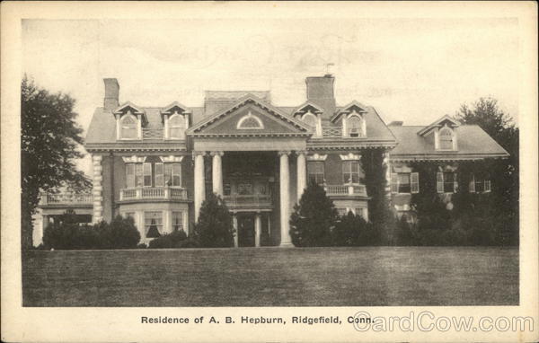 Residence of A.B. Hepburn Ridgefield Connecticut