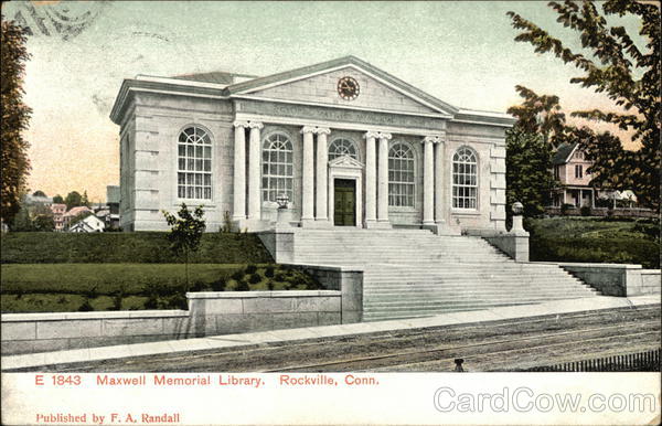 Maxwell Memorial Library Rockville Connecticut