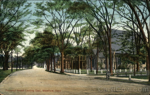 Prospect Street looking East Stamford Connecticut