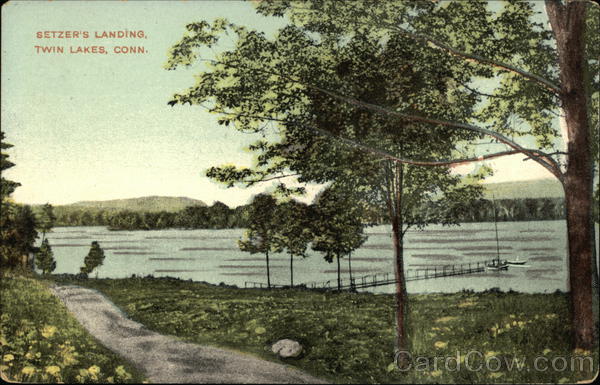 View of Setzer's Landing Twin Lakes Connecticut