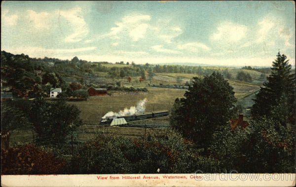 View from Hillcrest Avenue Watertown Connecticut