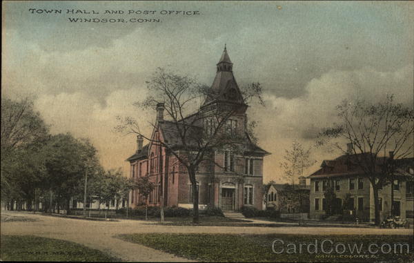 TownHall and Post office Windsor Connecticut