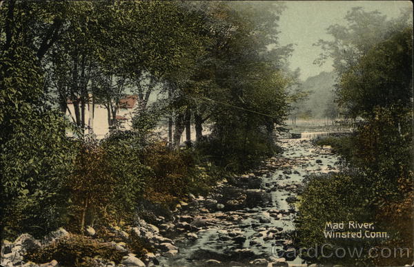 View of Mad River Winsted Connecticut