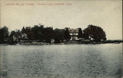 Lakeside Inn and Cottage at Bantam Lake Litchfield, CT Postcard Postcard Postcard