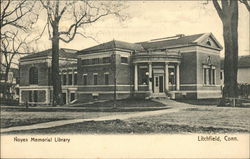 Noyes Memorial Library Litchfield, CT Postcard Postcard Postcard
