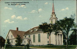 Center Congregational Church South Manchester, CT Postcard Postcard Postcard