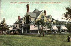 Oak Hill - Residence of R.O. Cheney Postcard