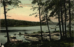 Lake Quassapaug Middlebury, CT Postcard Postcard Postcard