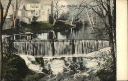 Red Mill Dam Moodus, CT Postcard Postcard Postcard